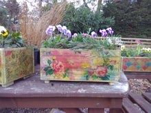 Wooden planters